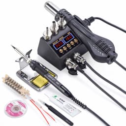 JCD 8898 Soldering Station 750W 2 in 1 Soldering Iron Hot Air Gun Rework Welding Station For Phone BGA SMD Welding Repair Tools