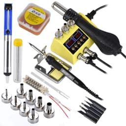 JCD 8898 Soldering Station 750W 2 in 1 Soldering Iron Hot Air Gun Rework Welding Station For Phone BGA SMD Welding Repair Tools