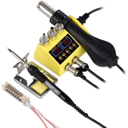 JCD 8898 Soldering Station 750W 2 in 1 Soldering Iron Hot Air Gun Rework Welding Station For Phone BGA SMD Welding Repair Tools