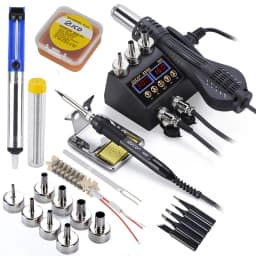 JCD 8898 Soldering Station 750W 2 in 1 Soldering Iron Hot Air Gun Rework Welding Station For Phone BGA SMD Welding Repair Tools