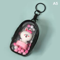 Jewelry Organizer Transparent Storage Box Pouch Mystery Box Keychain Bag Storage Case Thicken Wallet Cute Doll Bag Organization