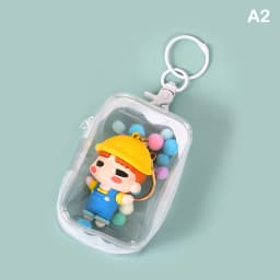 Jewelry Organizer Transparent Storage Box Pouch Mystery Box Keychain Bag Storage Case Thicken Wallet Cute Doll Bag Organization
