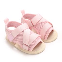 Summer Newborn Infant Baby Girls Princess First Walkers Shoes Soft Sole Sandals Shoes Pink Beach Shoes Baby Slippers