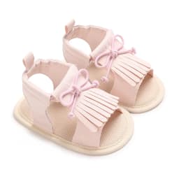 Summer Newborn Infant Baby Girls Princess First Walkers Shoes Soft Sole Sandals Shoes Pink Beach Shoes Baby Slippers