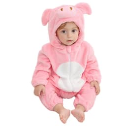 MICHLEY Halloween Winter Baby Rompers Hooded Flannel Toddler Infant Clothes Overall Bodysuits Jumpsuit Costume For Kids Girl Boy