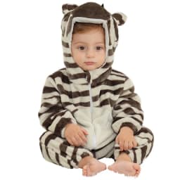 MICHLEY Halloween Winter Baby Rompers Hooded Flannel Toddler Infant Clothes Overall Bodysuits Jumpsuit Costume For Kids Girl Boy