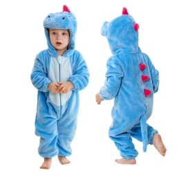 MICHLEY Halloween Winter Baby Rompers Hooded Flannel Toddler Infant Clothes Overall Bodysuits Jumpsuit Costume For Kids Girl Boy