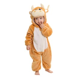 MICHLEY Halloween Winter Baby Rompers Hooded Flannel Toddler Infant Clothes Overall Bodysuits Jumpsuit Costume For Kids Girl Boy