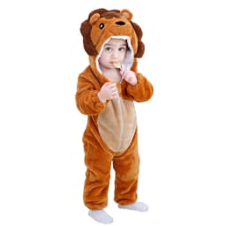 MICHLEY Halloween Winter Baby Rompers Hooded Flannel Toddler Infant Clothes Overall Bodysuits Jumpsuit Costume For Kids Girl Boy