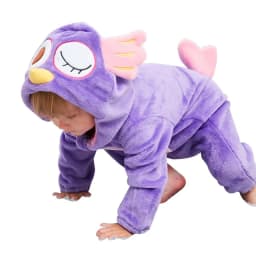 MICHLEY Halloween Winter Baby Rompers Hooded Flannel Toddler Infant Clothes Overall Bodysuits Jumpsuit Costume For Kids Girl Boy