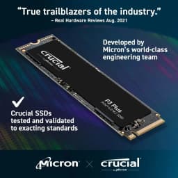 Crucial P3 Plus 2TB 1TB 500GB PCIe Gen4 3D NAND NVMe M.2 2280 SSD, up to 5000MB/s  Solid State Drive Disk