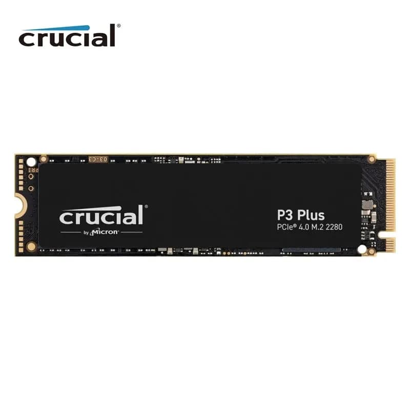 Crucial P3 Plus 2TB 1TB 500GB PCIe Gen4 3D NAND NVMe M.2 2280 SSD, up to 5000MB/s  Solid State Drive Disk