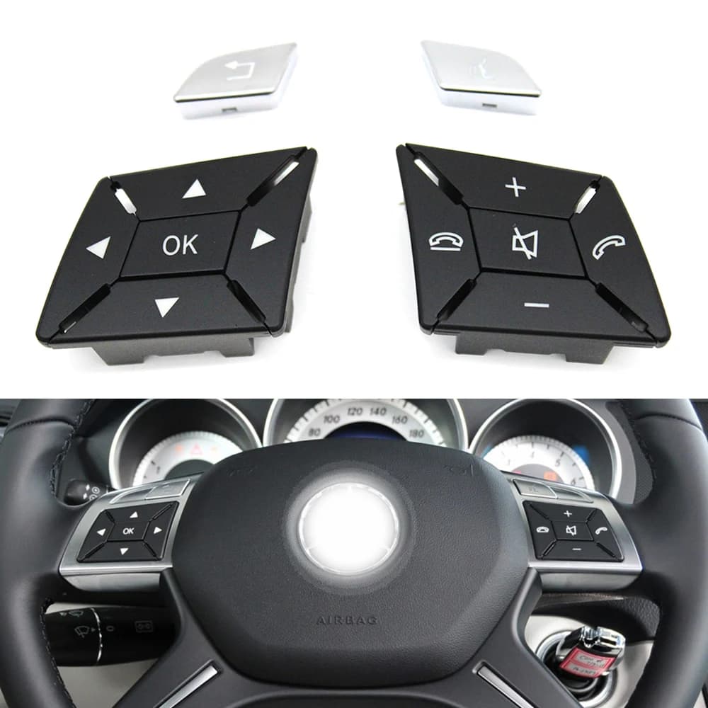 Car Steering Wheel Menu Control Switch Button For Mercedes Benz C E A GLK CLS Class W204 X204 W212 W218 W156 W176 W117 W172 W246