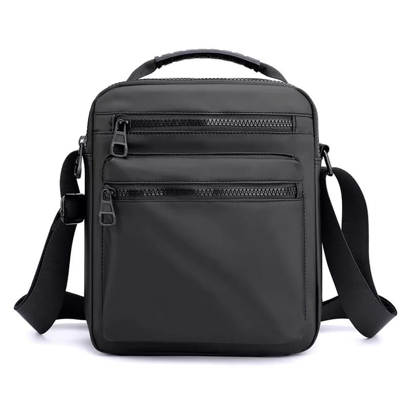 Man Classic Messenger Bag Men's Multifunction Shoulder Sling Pack Nylon Business Crossbody Flap Male Simple Handbags