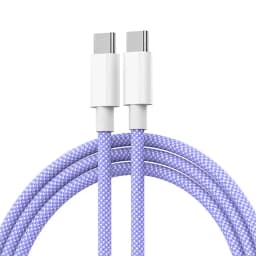 USB-C to Type C Color Cable For Apple iPhone 15 PD 60W Fast Charging For Huawei Xiaomi Samsung Type C Weaving Cable Accessories