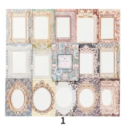 Mr. Paper Vintage Floral Handbook Material Paper European Style Frame Pattern Decorative Base Cardstock Paper 30pcs/book