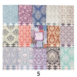 Mr. Paper Vintage Floral Handbook Material Paper European Style Frame Pattern Decorative Base Cardstock Paper 30pcs/book