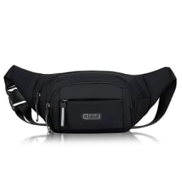 New Pure Canvas Fit Waistpack Mobile Waistpack Men's Sports Outdoor Leisure Running Anti Theft Ultra Thin Invisible