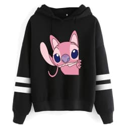 Funny Y2k Christmas Sweatshirt Lilo Stitch Disney Cartoon Hoodies Women Cute Stitch Anime Manga Hoody Female Clothes