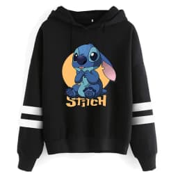 Funny Y2k Christmas Sweatshirt Lilo Stitch Disney Cartoon Hoodies Women Cute Stitch Anime Manga Hoody Female Clothes
