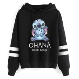 Funny Y2k Christmas Sweatshirt Lilo Stitch Disney Cartoon Hoodies Women Cute Stitch Anime Manga Hoody Female Clothes