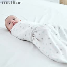 Insular Anti Startle Baby Four Seasons Pure Cotton Thin Anti Kicking Quilt Baby Single Layer Swaddling Towel
