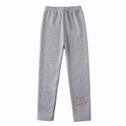 3-8 Years Girl Leggings Baby Bunny Pants Kids Autumn Winter Thermal Tights Children Fleece Lined Fashion Trousers Casual Bottoms