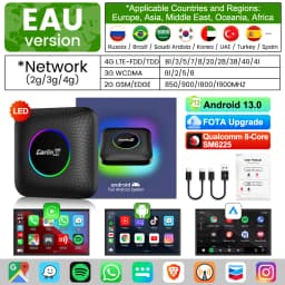 2025  CarlinKit CarPlay AI Box Android 13.0 SM6225 QCM6125 Android Auto Wireless CarPlay Adapter 2.4+5GGPS 64G 128G FOTA Upgrade