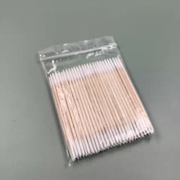 Disposable Ultra-small Cotton Swab 100pcs Lint Free Micro Brushes Wood Cotton Buds Swabs Eyelash Extension Glue Removing Tools