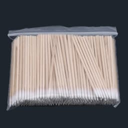 Disposable Ultra-small Cotton Swab 100pcs Lint Free Micro Brushes Wood Cotton Buds Swabs Eyelash Extension Glue Removing Tools
