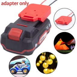 Power wheel Battery DIY Adapter for Parkside Lidl X20V Team Lithium Adapter 14 AWG Wires(With fuse and without fuse）