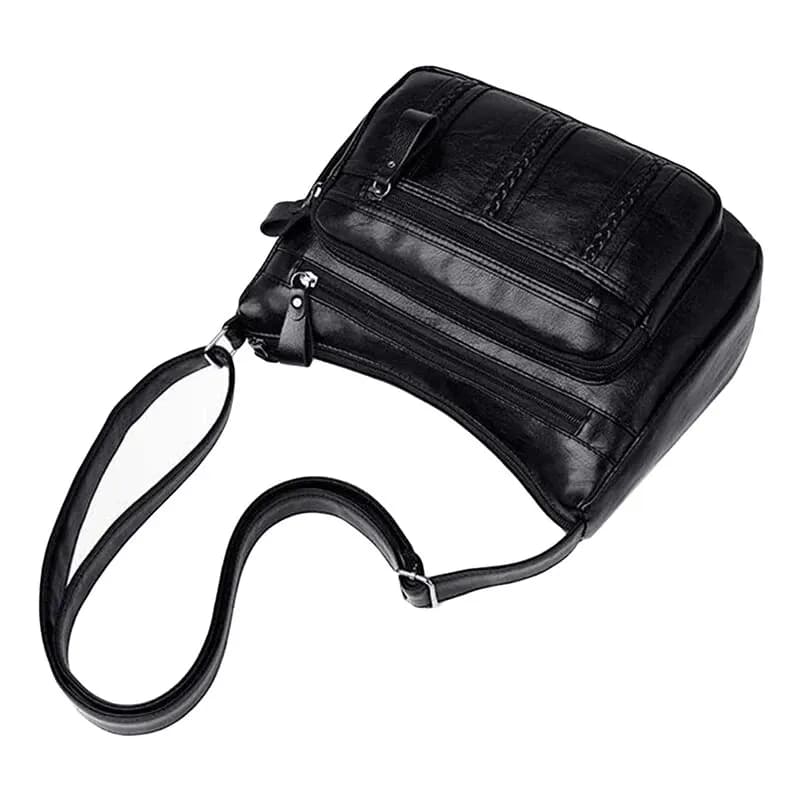 Women's Bag PU Multilayered Soft Leather Ladies Fashion Simple Shoulder Bags Mom's Bags Crossbody Bag