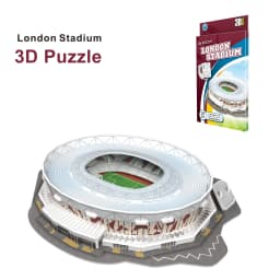 DIY Paper 3D Soccer Stadium Puzzle Construction Puzzles Toy Children Intellectual Development Educational Toys Christmas Gifts