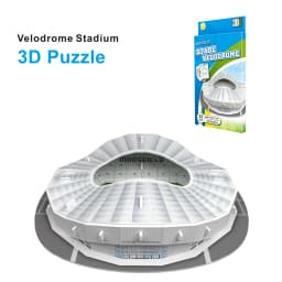 DIY Paper 3D Soccer Stadium Puzzle Construction Puzzles Toy Children Intellectual Development Educational Toys Christmas Gifts