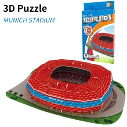 DIY Paper 3D Soccer Stadium Puzzle Construction Puzzles Toy Children Intellectual Development Educational Toys Christmas Gifts