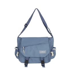 Women's Nylon Handheld One Shoulder Versatile Large Capacity Crossbody Bag Retro Work Travel Postman Bag