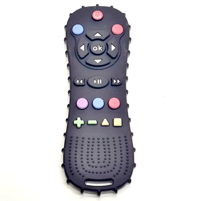 Baby Remote Control Teether Silicone Baby Anti-Eating Gloves Pacifier Bracelet Teething Stick Biting Toys