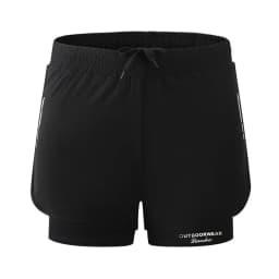 Men's Aloe Pants Athletic Shorts Two-Layer Swim Trunks: Stylish, Quick-Drying & Comfortably Fit for Beach, Pool & Hot Spring!