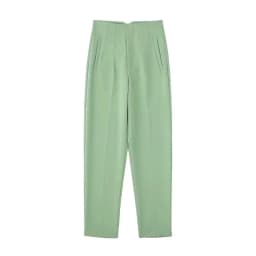 TRAF Fashion Office Wear High waist Pants for Women Formal Pants Office outfits Pencil Trousers Black Pink White Ladies Pants