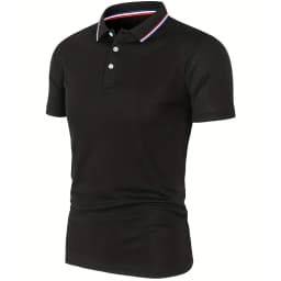 2023 Hot Sale Men's Summer Casual Breathable Comfortable Polo Shirt Men's Solid Color High Quality Short Sleeve T-Shirt