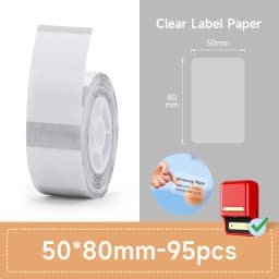 NiiMBOT B21 B3S B1 Round Label Printing Sticker Self-adhesive Thermal Waterproof Digital Number Cake Sealing Sticker Paper