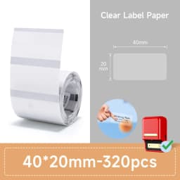 NiiMBOT B21 B3S B1 Round Label Printing Sticker Self-adhesive Thermal Waterproof Digital Number Cake Sealing Sticker Paper