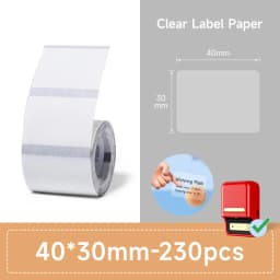 NiiMBOT B21 B3S B1 Round Label Printing Sticker Self-adhesive Thermal Waterproof Digital Number Cake Sealing Sticker Paper