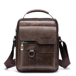 Men's Durable Shoulder Bag High Quality Leather Cross Body Sling Bags Travel Crossbody Fashion Pack for Male