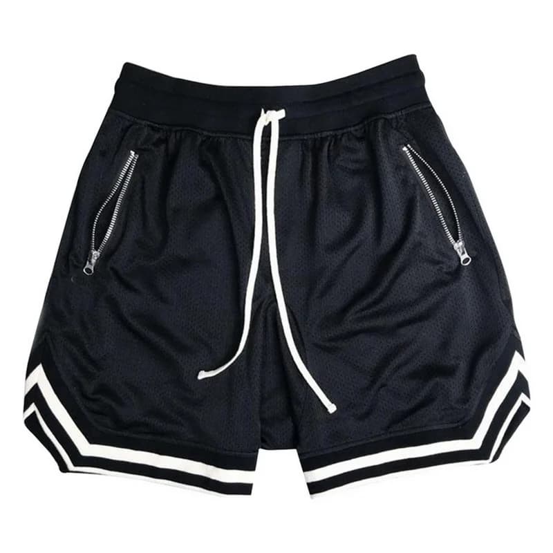 Men's Mesh Sports Track Shorts Mesh Quick Dry Loose Muscle Training Shorts for Summer Fitness Joggers Casual Breathable Short