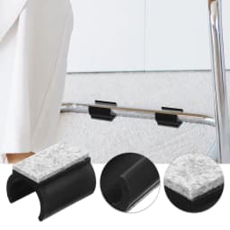 Furniture Pads Chair Legs Pads U-shaped Chair Leg Caps Felt Floor Protectors