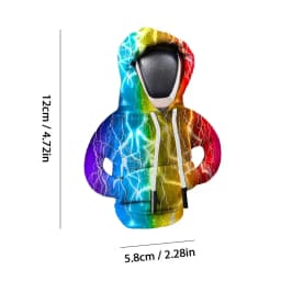 Hoodie Car Gear Shift Lever Cover Change Lever Sweatshirt Gearshift Cover Hoodie Gear Knob Sweater Car Interior  Decorations