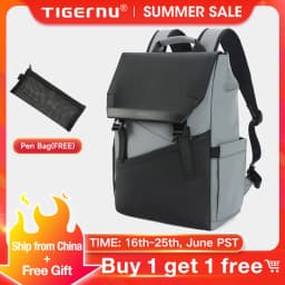 Tigernu Fashion Backpack Men Korean Style Laptop Backpack Waterproof Backpack Bags Male Business Backpacks Travel Bags Knapsack