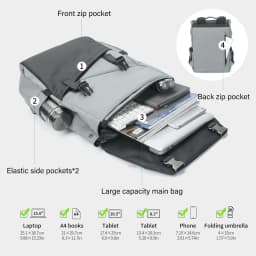 Tigernu Fashion Backpack Men Korean Style Laptop Backpack Waterproof Backpack Bags Male Business Backpacks Travel Bags Knapsack