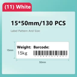 Niimbot D11/D101/D110 Mini Portable Printer White Tape Sticker Papers Waterproof  Anti-Oil No Glue Thermal Label Printer New